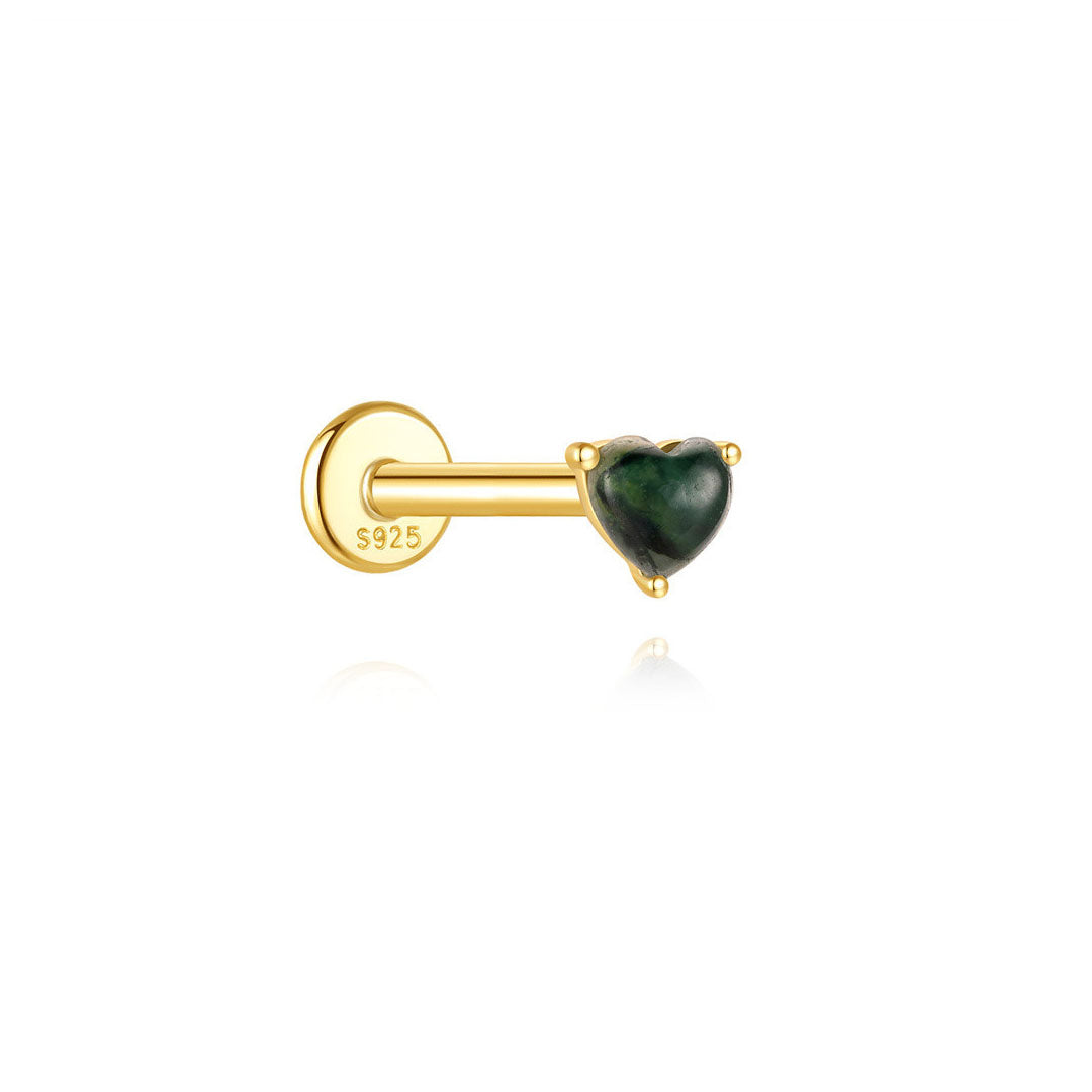 Annika – Gold earrings with a clean and modern shape.