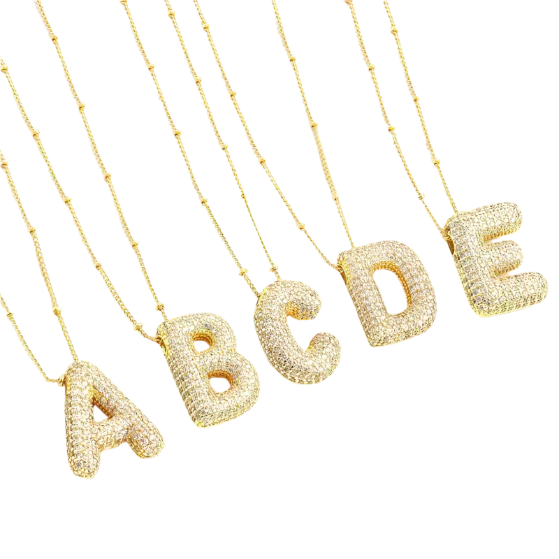 Letter Pendant Necklace