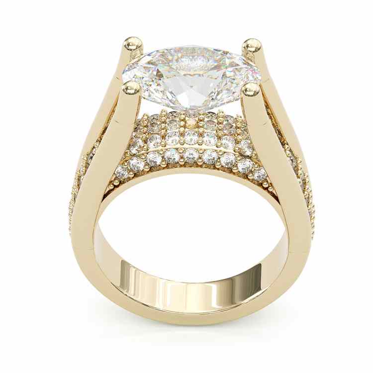 Victoria – Shiny ring with side details.