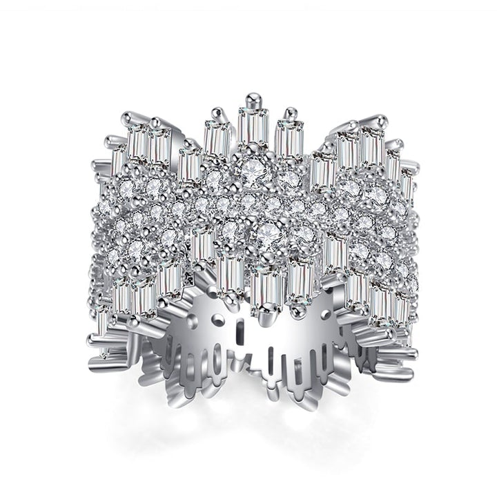 Selina – Diamond ring with square stone.