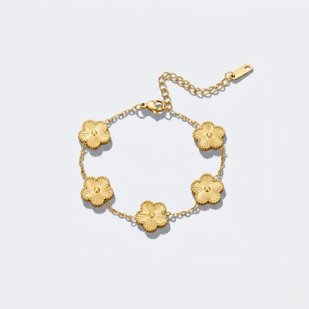 Gold lucky bracelet