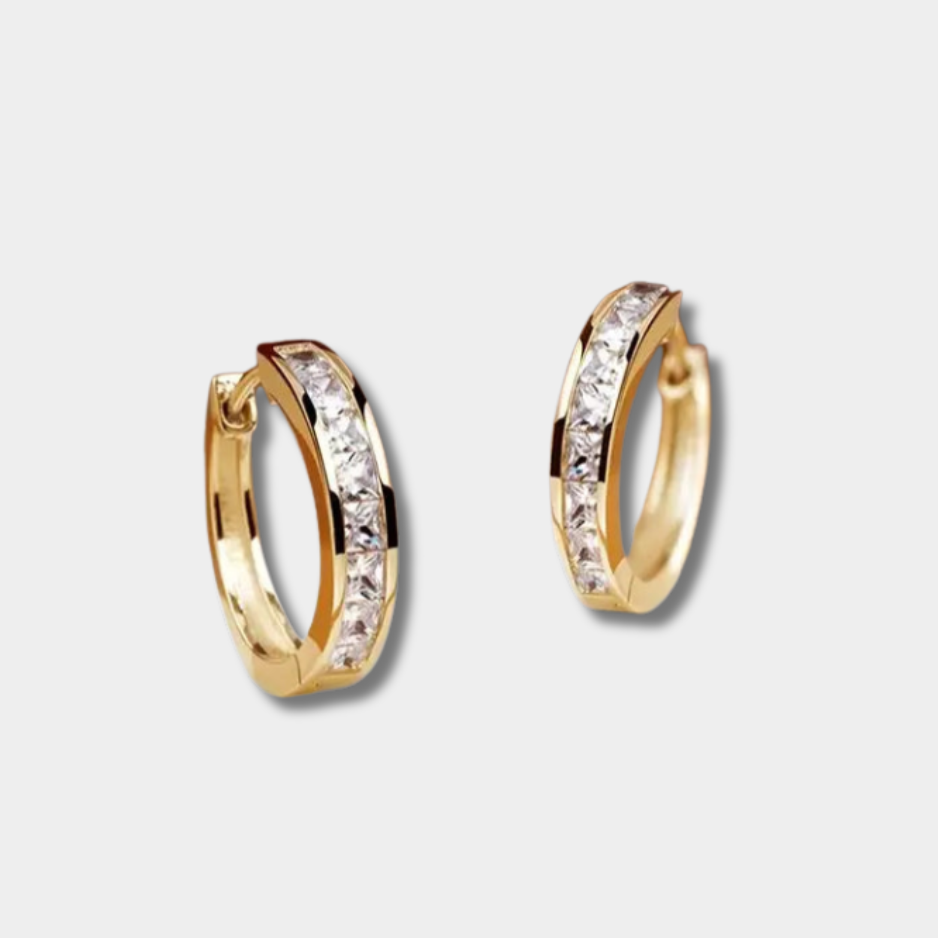 Paolina - Eleganti orecchini in oro e cristallo