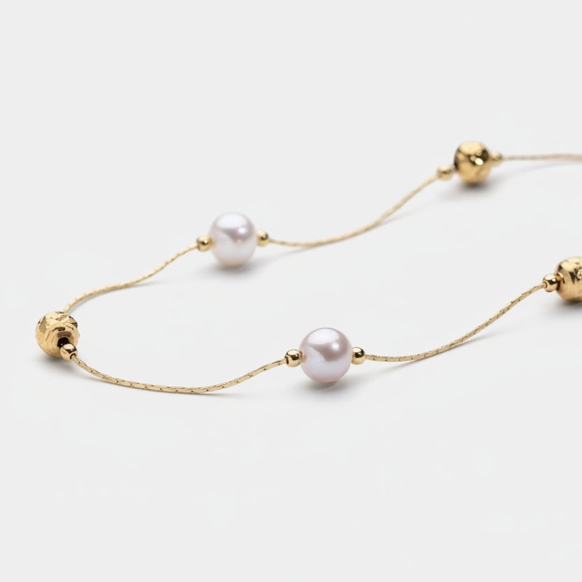 Jana – Minimalist Pearl Stud Earrings.