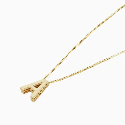 Necklace with love initials