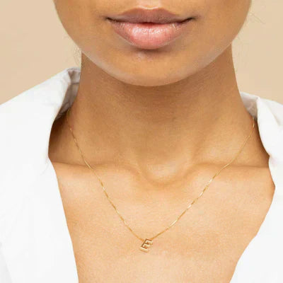 Necklace with love initials