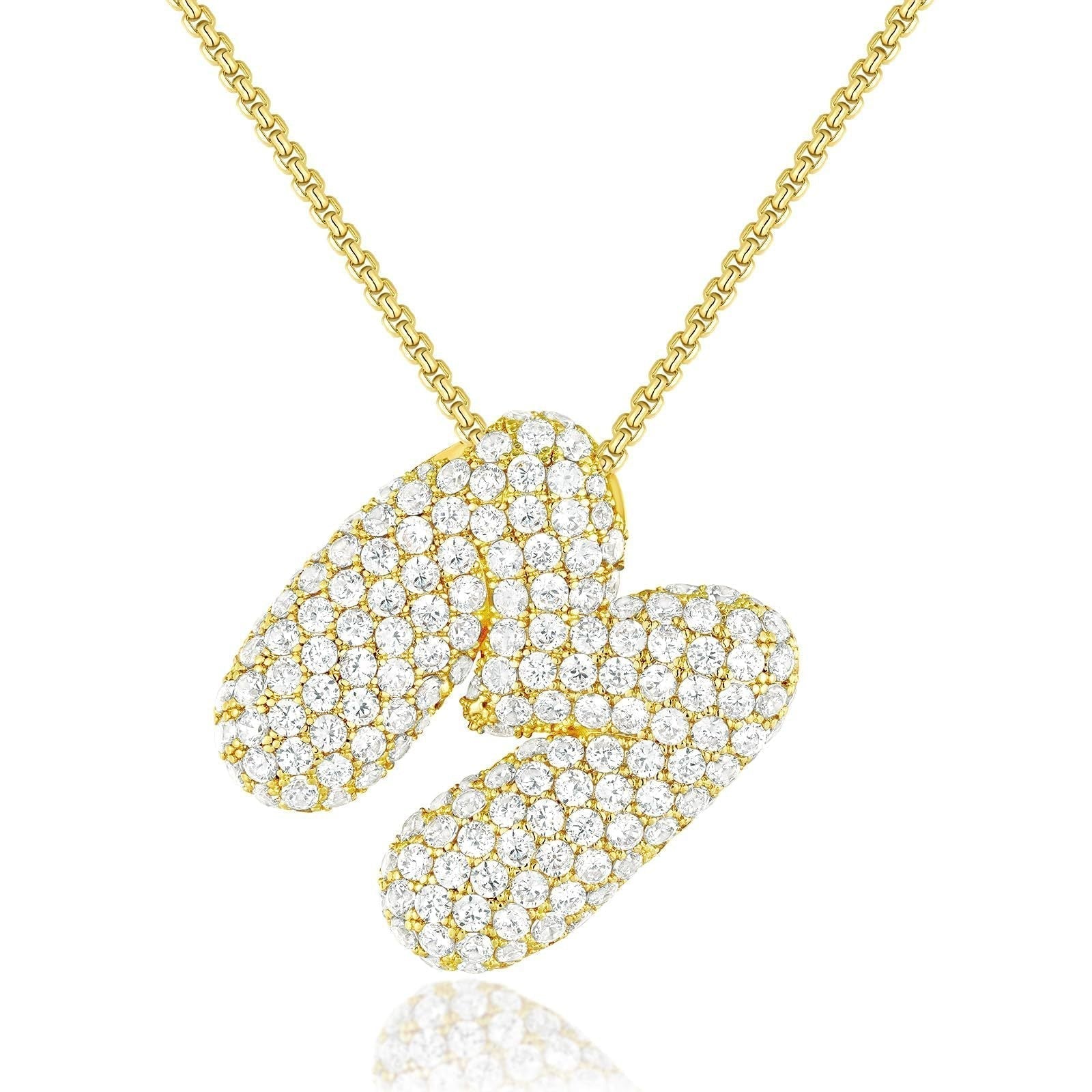 Frieda – Catena in oro con ciondolo organico