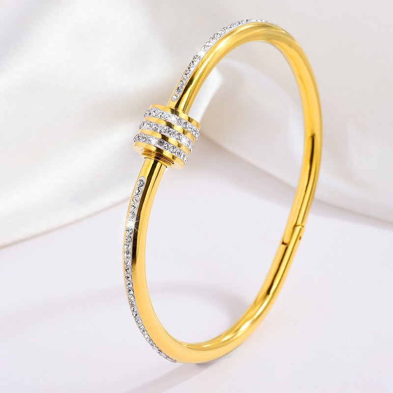 Tessandra Virelli Bracelet Black | Gold
