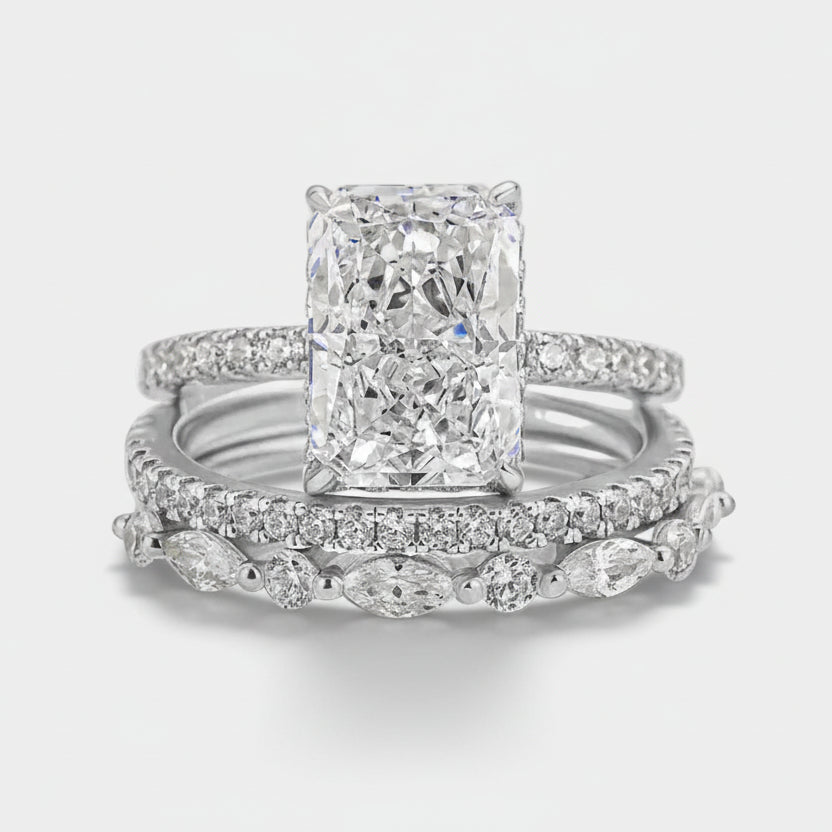 Jaily 3 Piece Wedding Ring Set