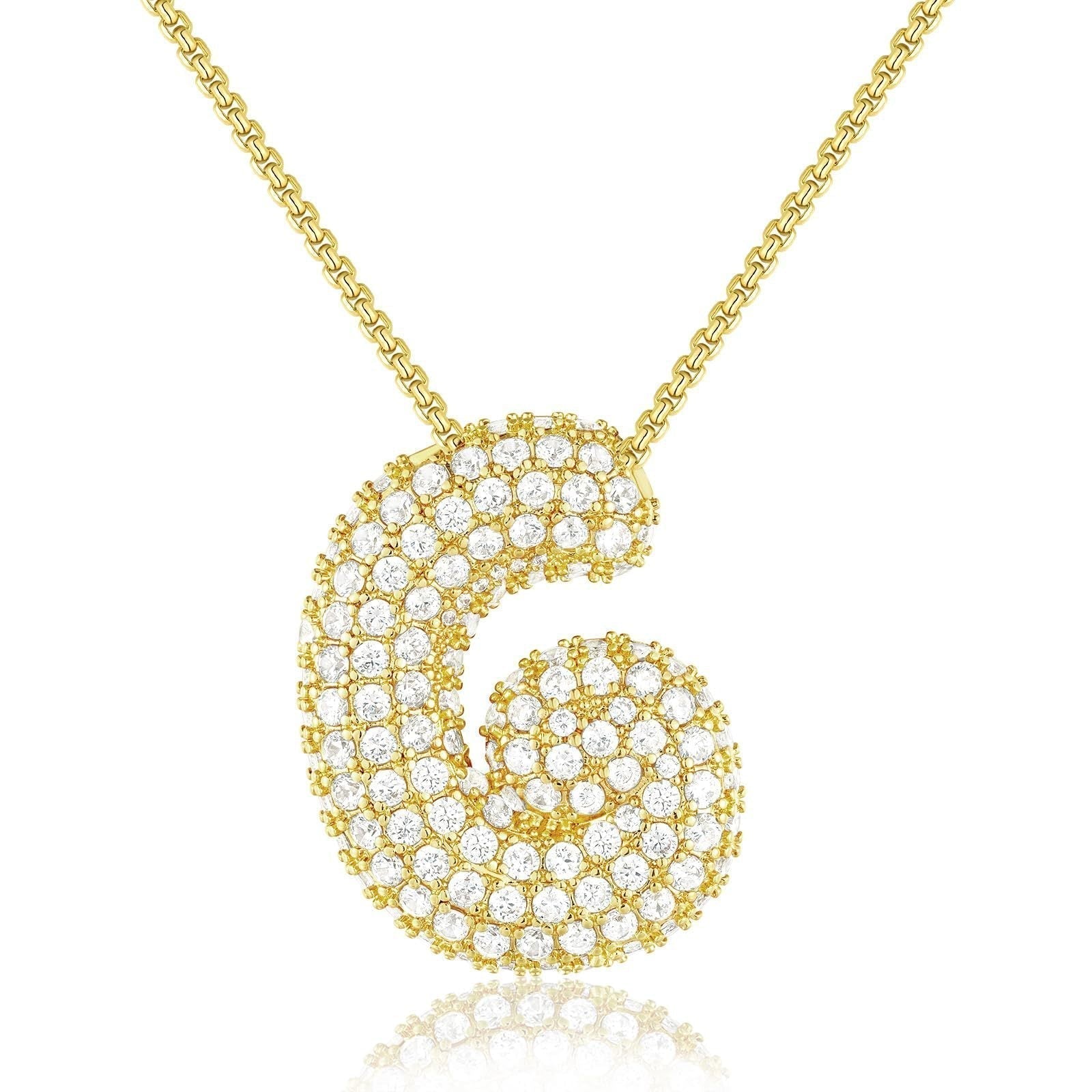 Frieda – Catena in oro con ciondolo organico