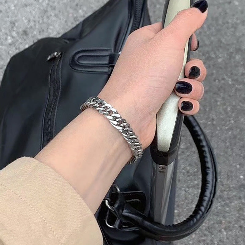 Sterling Silver Vale Bracelet | White Gold