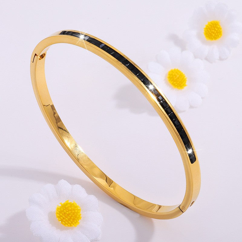 Liora Bellanotte Pink Bracelet | Gold