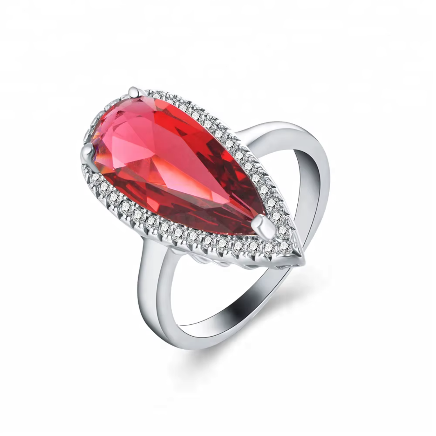Stefanie – Ruby setting with clean lines.