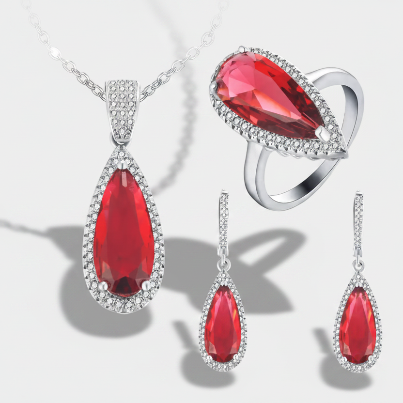 Stefanie – Ruby setting with clean lines.