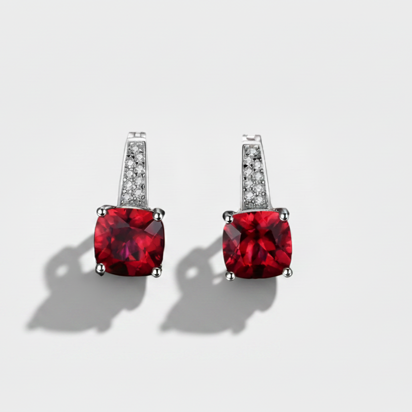 Rafaela – Brilliantly Brilliant Ruby Earrings
