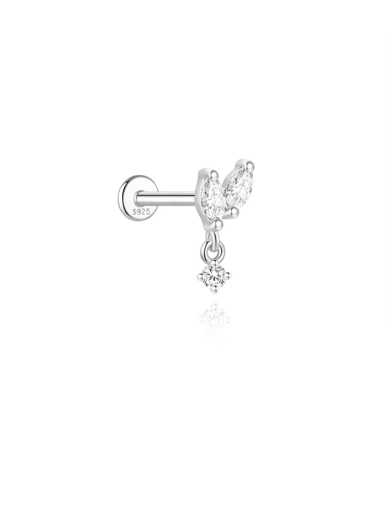 Helena – Gold earrings with an organic design.