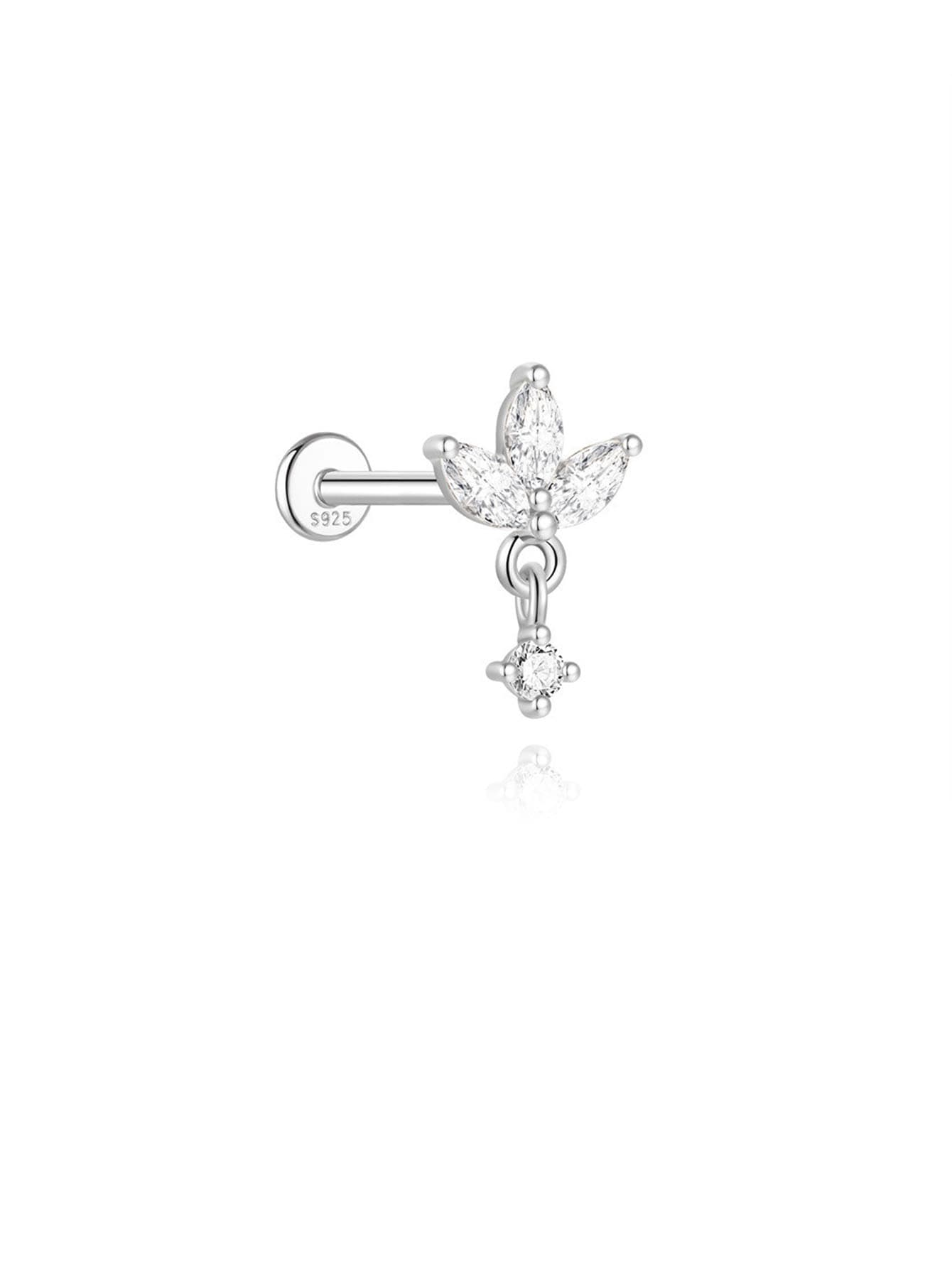Helena – Gold earrings with an organic design.