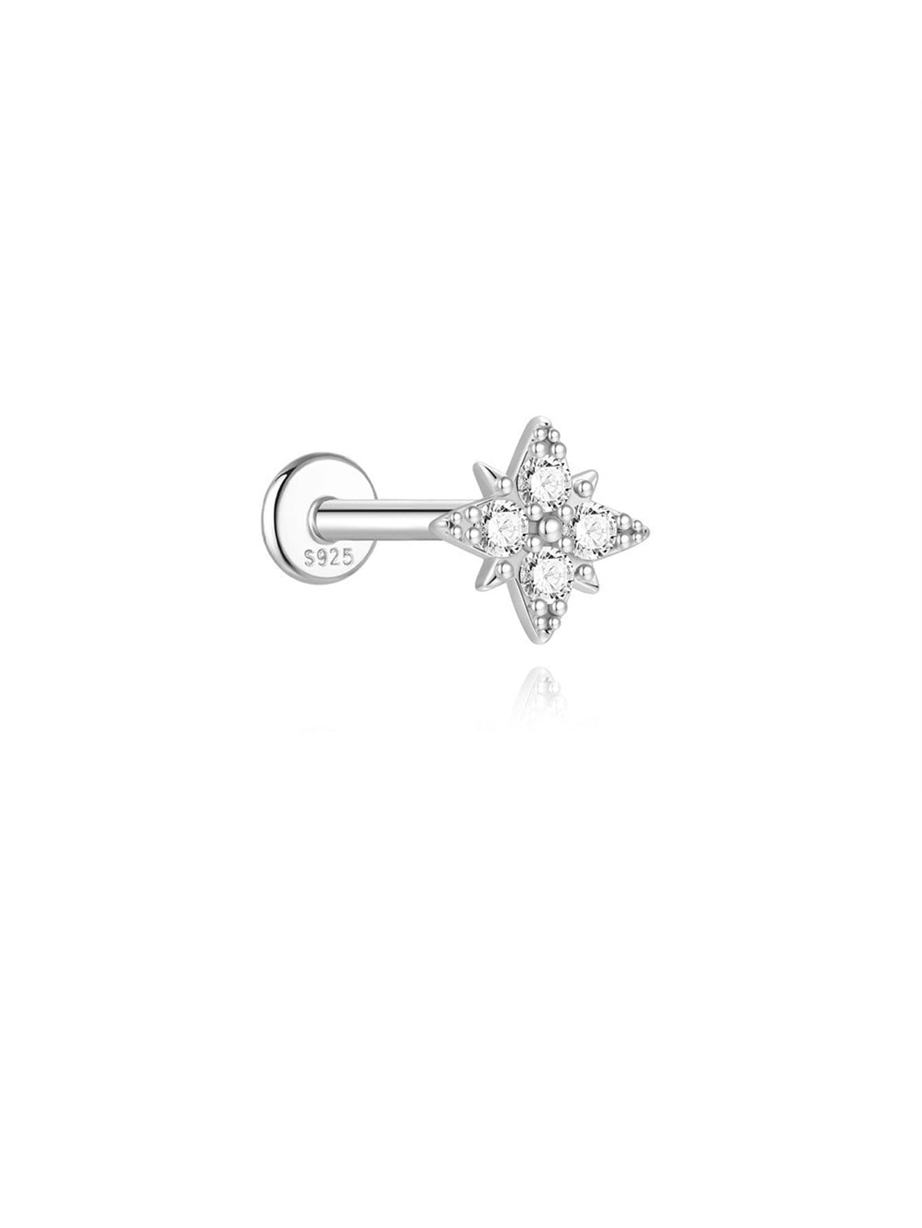 Helena – Gold earrings with an organic design.