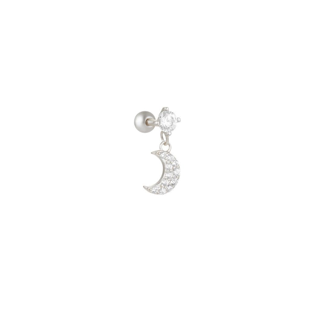 Carla – Gold earrings with a delicate curve.
