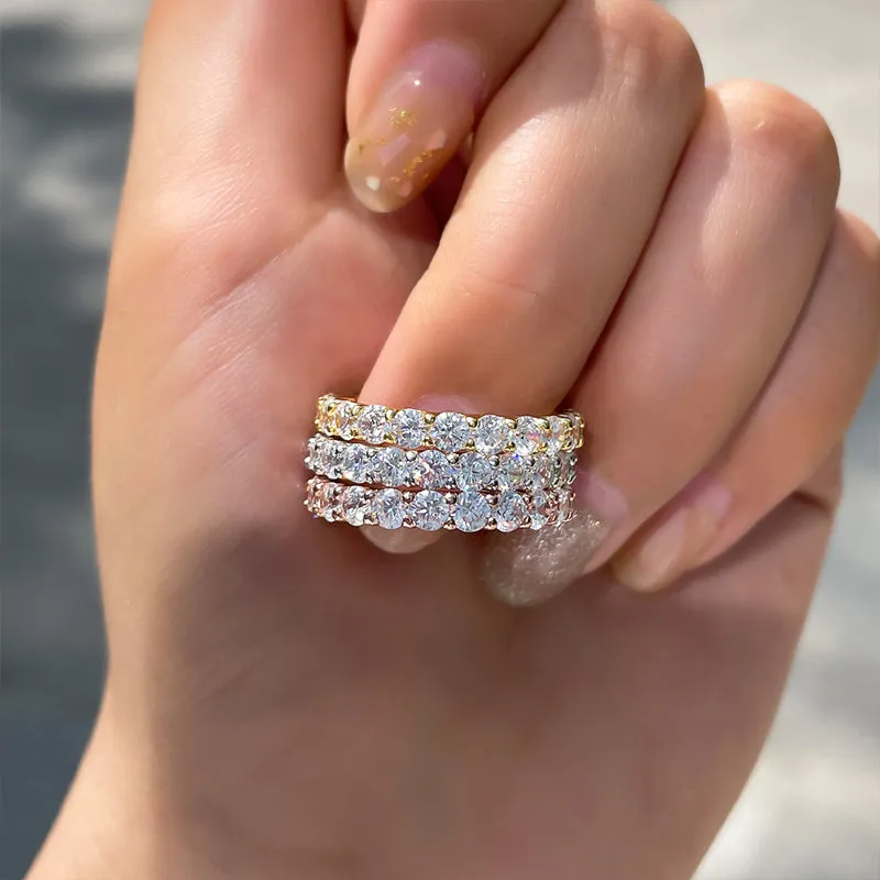 Eliska – Double Band Diamond Ring.