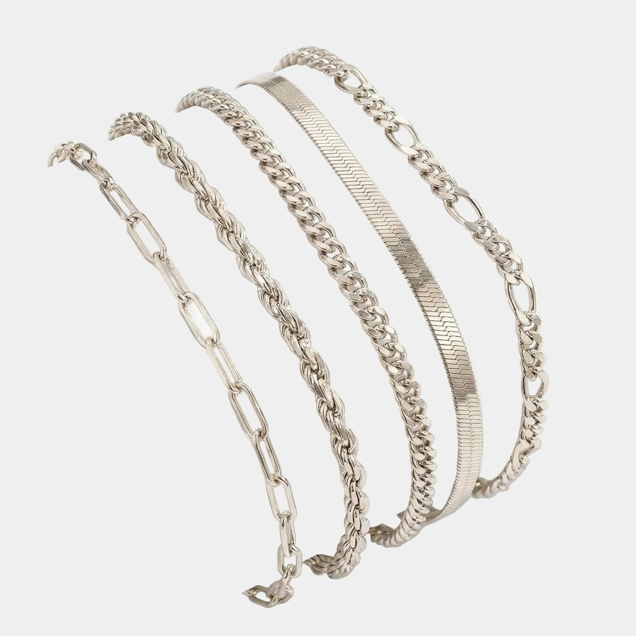 Ellis Renner Bracelet Set | White Gold