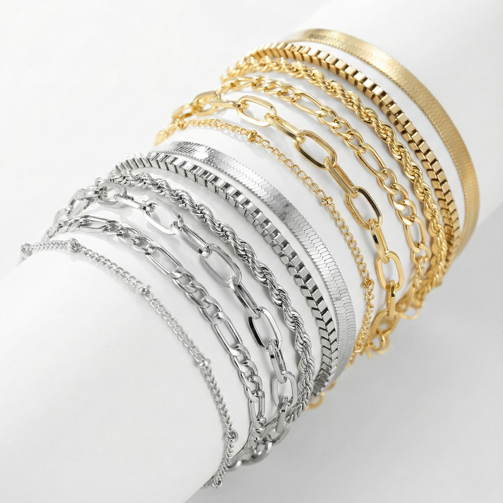 Ellis Renner Bracelet Set | White Gold