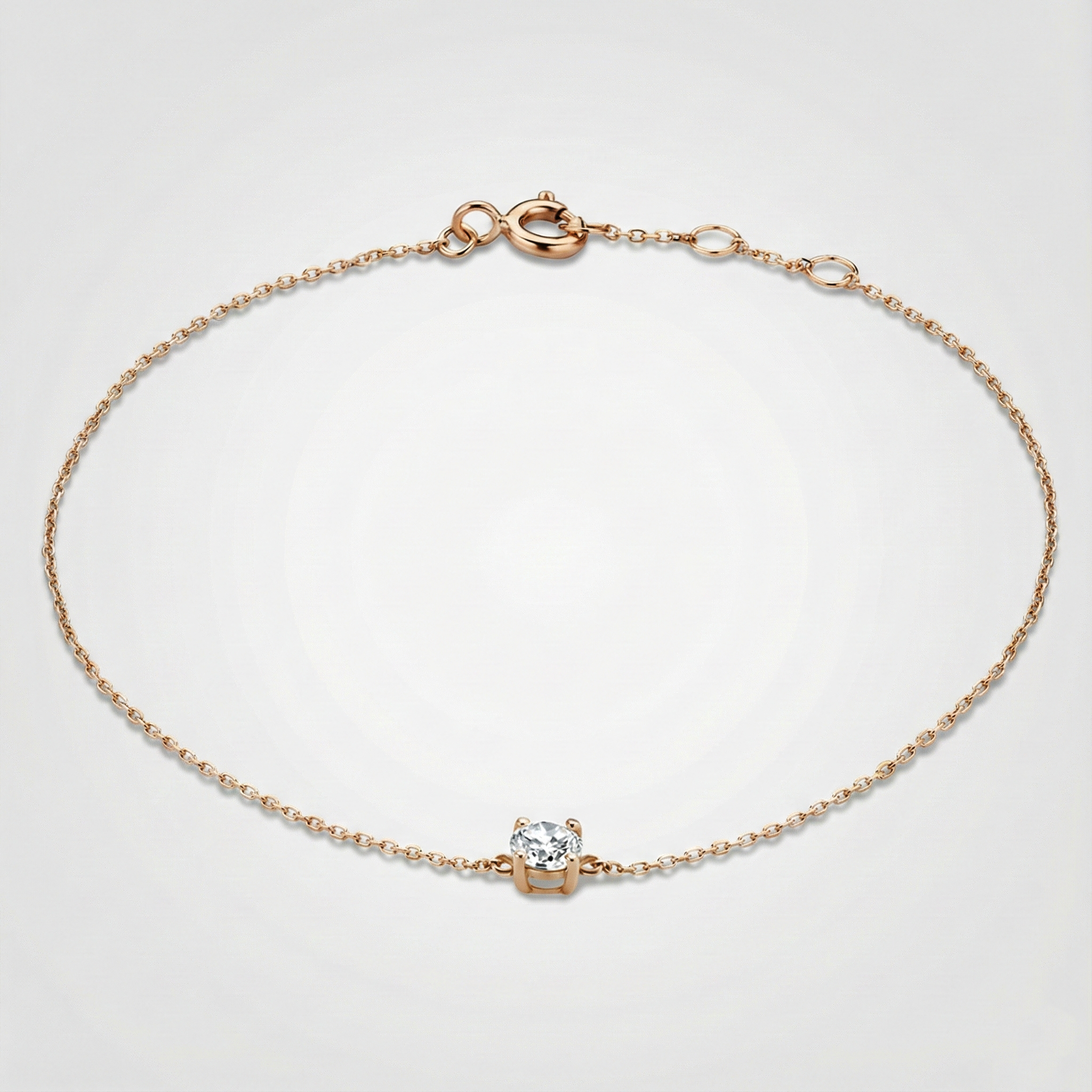 Klára bracelet with moissanite stone
