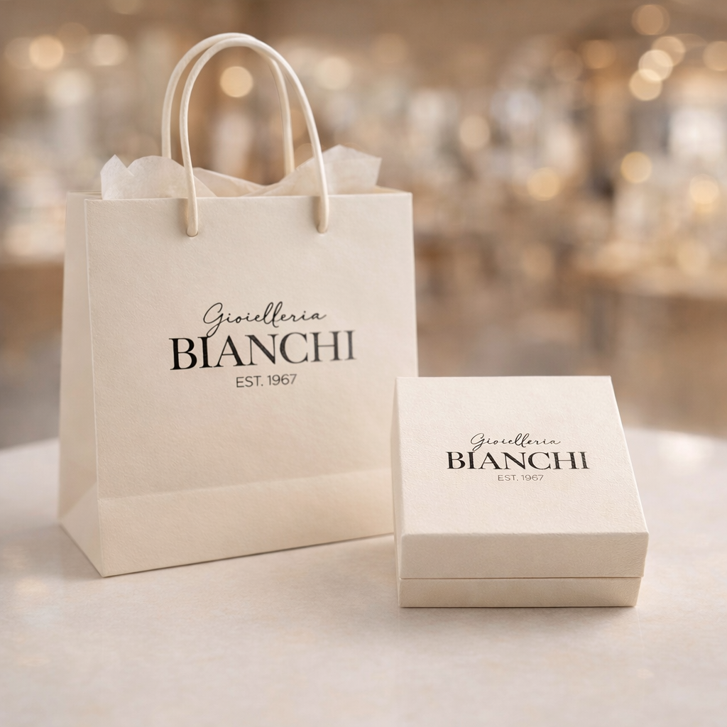 Paolina - Eleganti orecchini in oro e cristallo