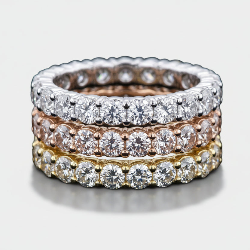 Eliska – Double Band Diamond Ring.