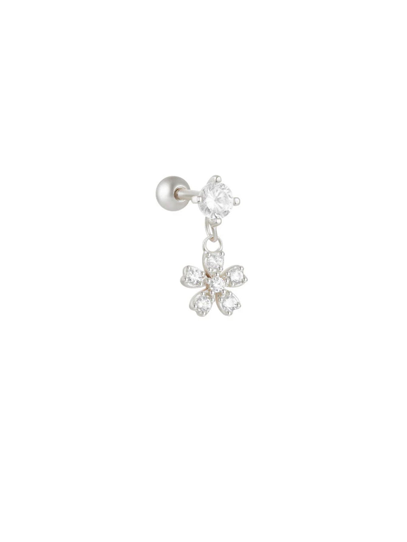 Nora – Delicate gold earrings with a clear shape.