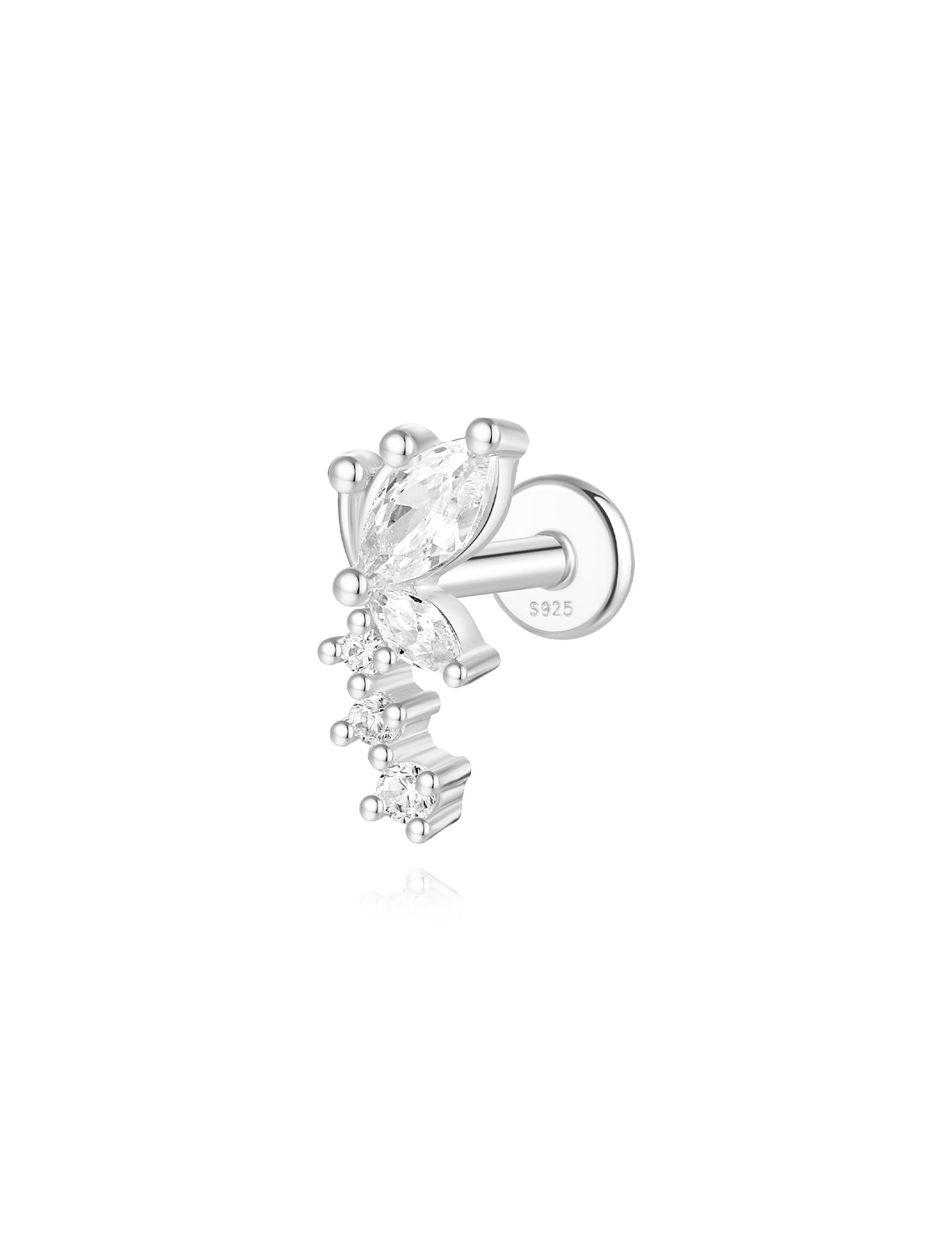 Františka – Gold earrings with a delicate shine.