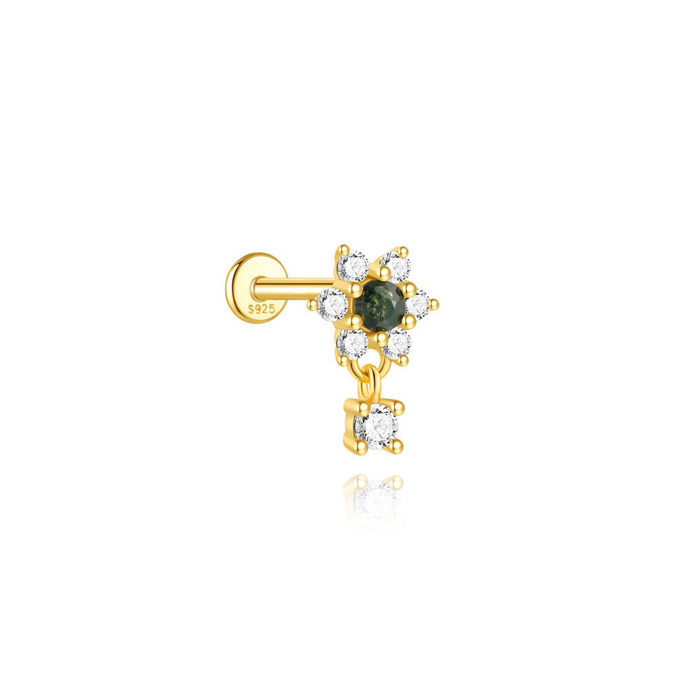 Elina – Gold earrings with a subtle shine