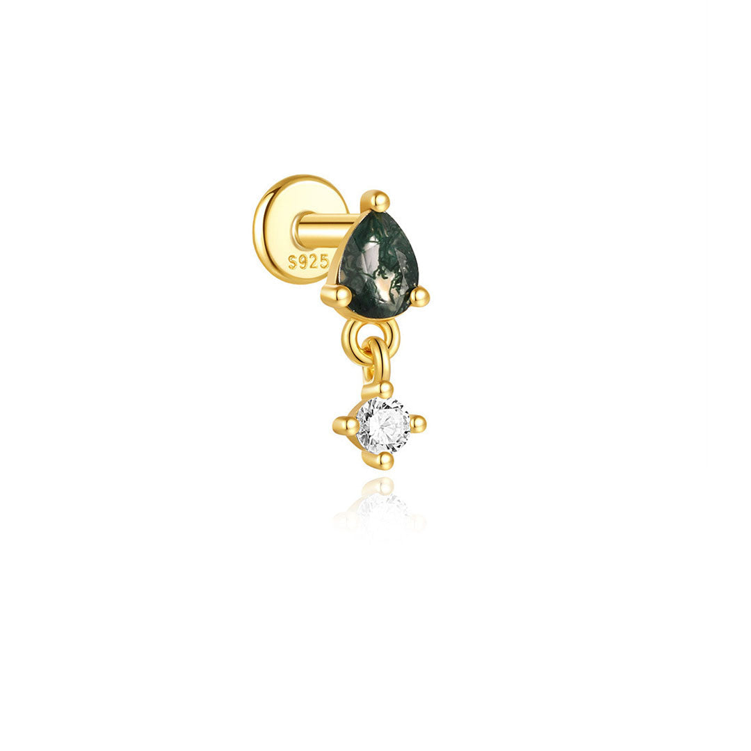 Elina – Gold earrings with a subtle shine