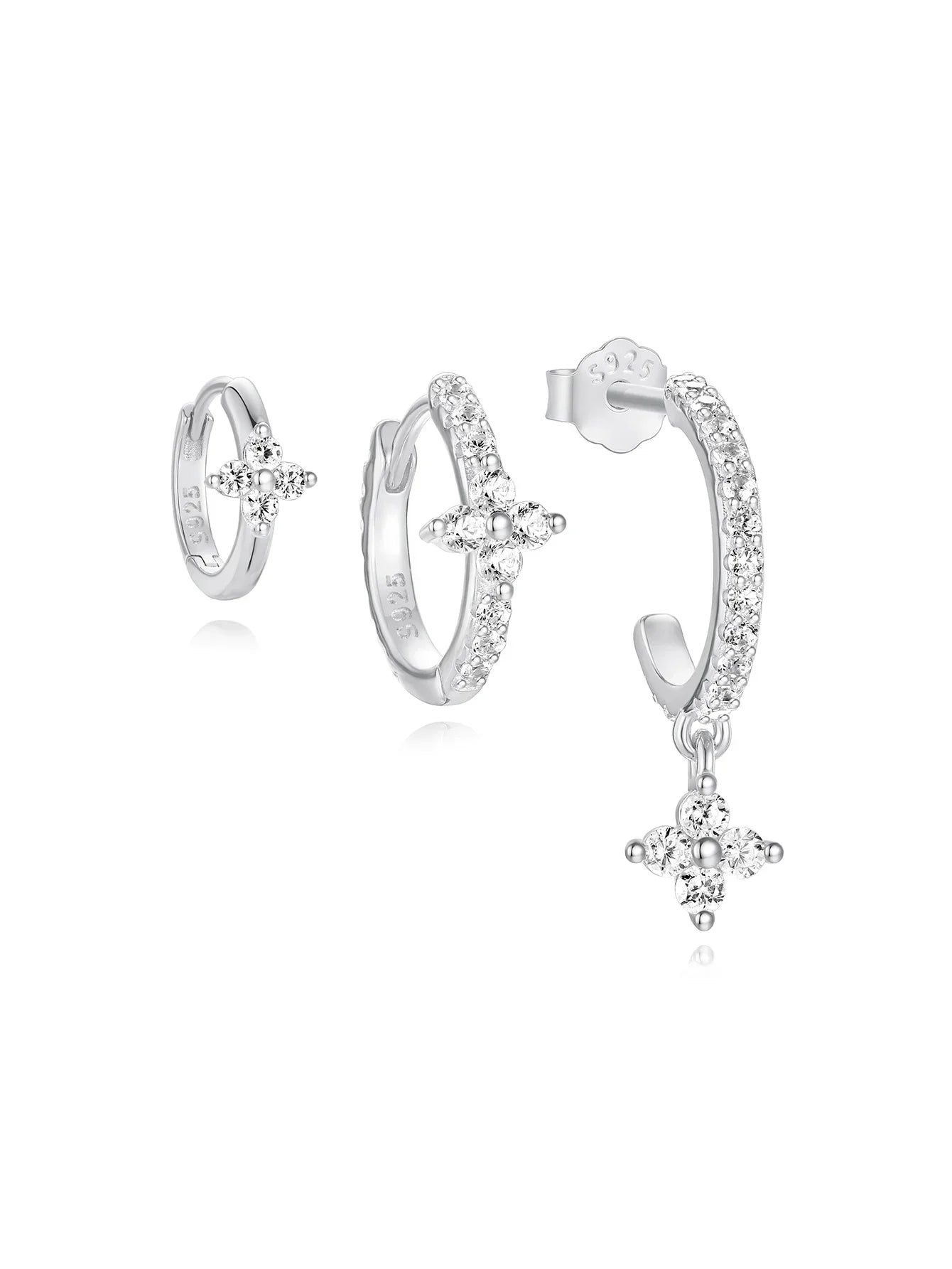 Eva-Marie – Delicate gold earrings with a flowing shape.