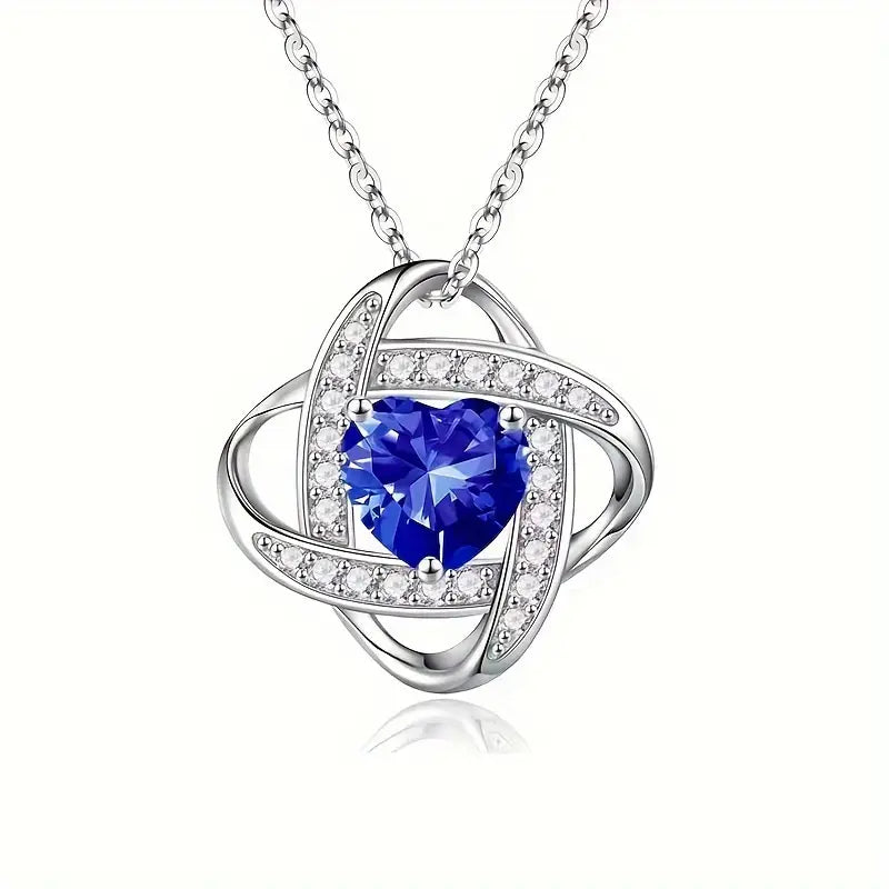 Aurelie – Sapphire Pendant Necklace.