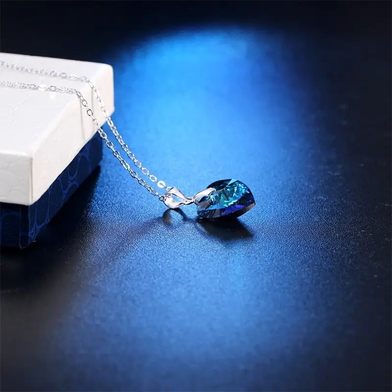 Selina – Sapphire Drop Earrings.