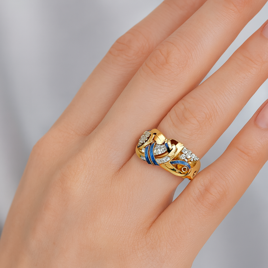 Marie - Anello Evil Vintage Zircone