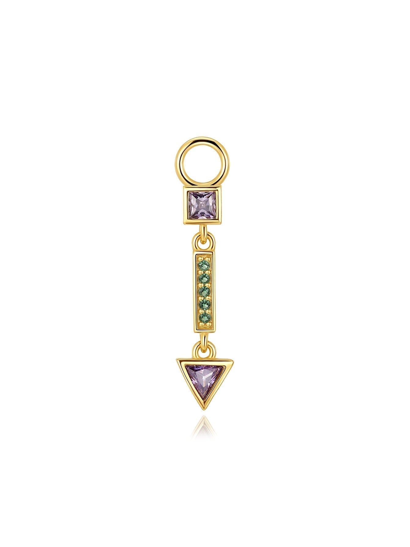 Marta – Gold earrings with a timeless shape.