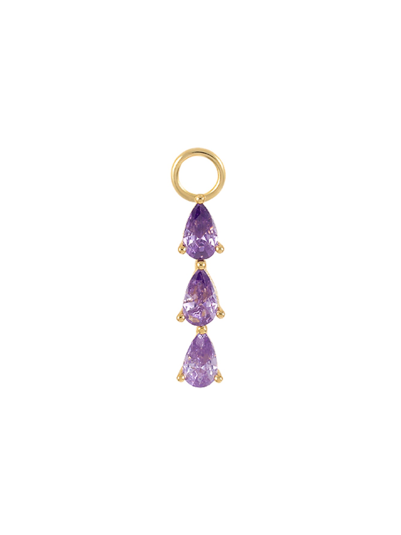 Isabela – Delicate gold earrings with a geometric shape.