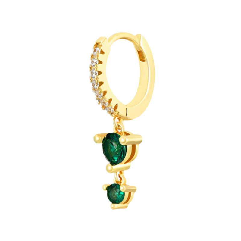Anja – Gold earrings with delicate edge