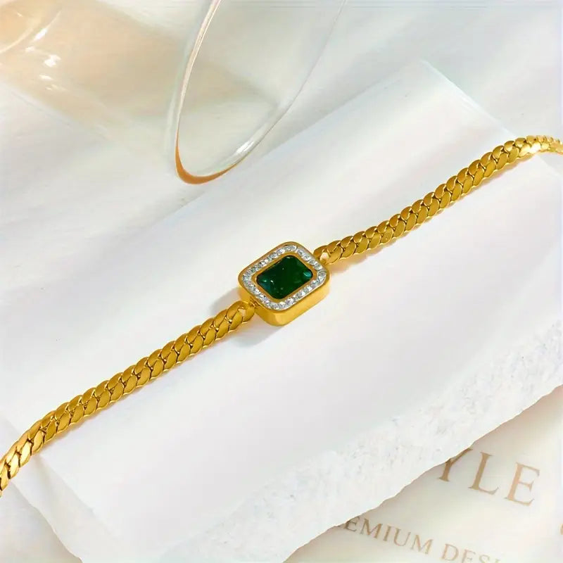 Emilia – Emerald Bracelets