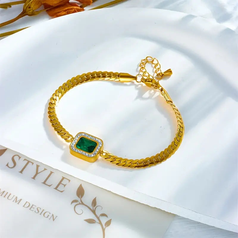 Emilia – Emerald Bracelets