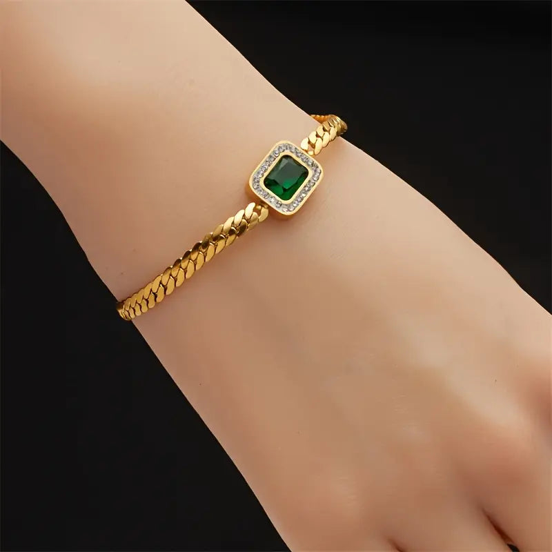 Emilia – Emerald Bracelets
