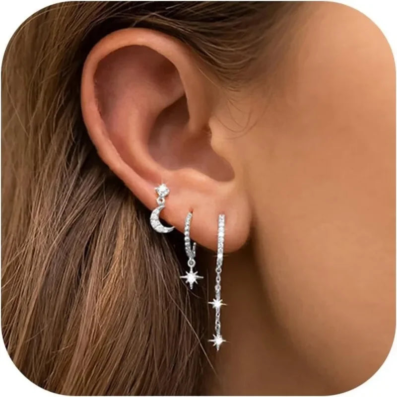 Pavlína – Delicate gold earrings with a modern look.