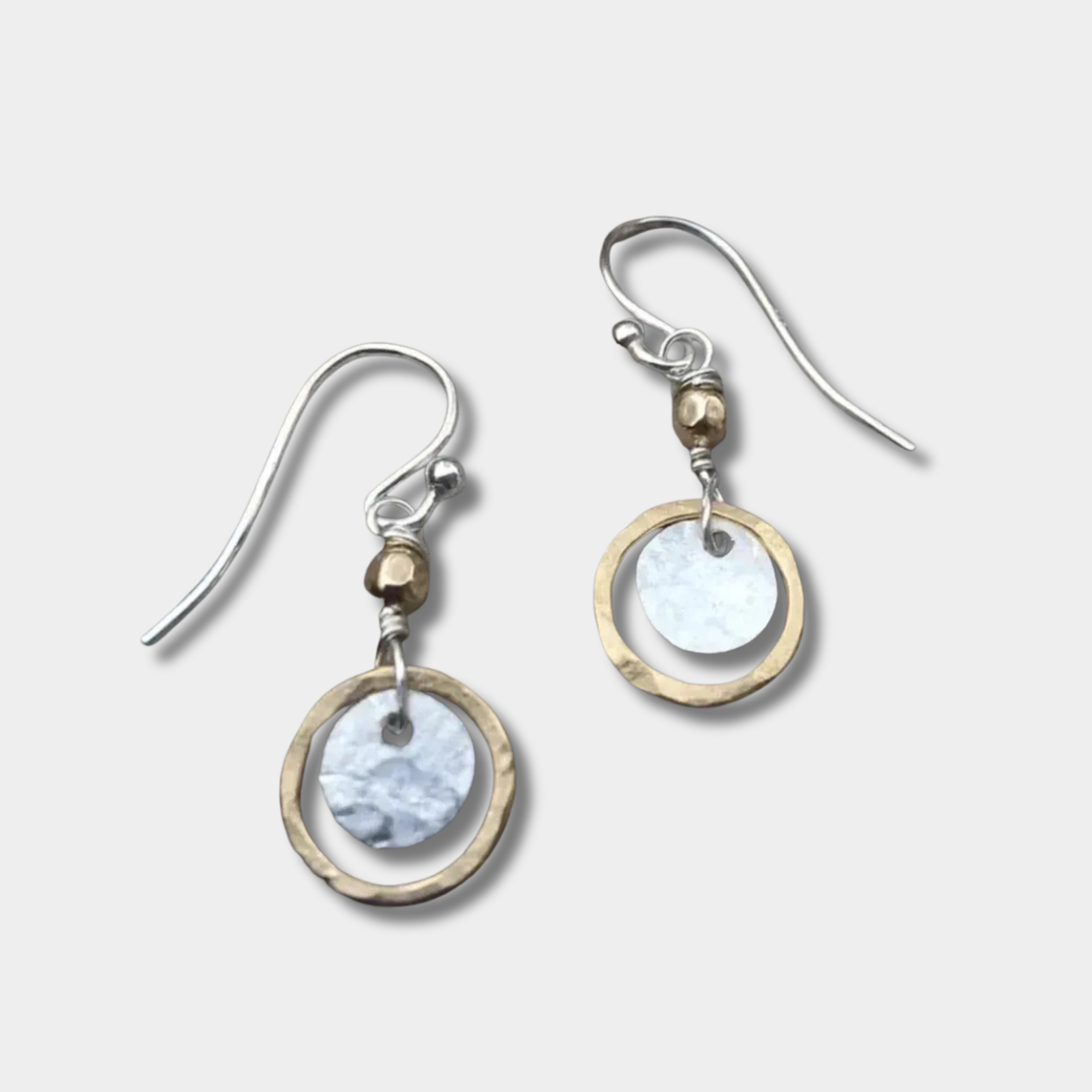 Kristýna - Orecchini vintage in oro e argento