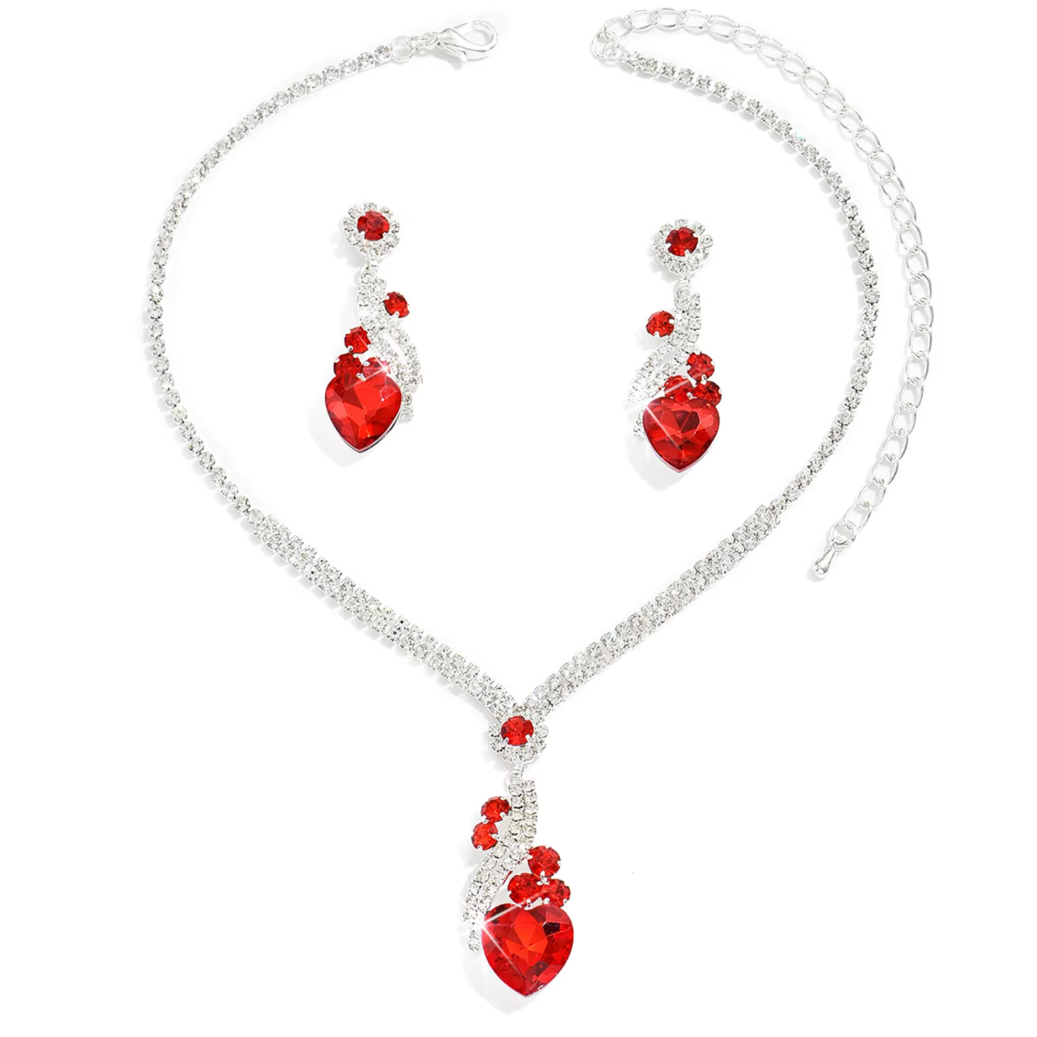 Ingrid – Set with rubies and golden highlights.
