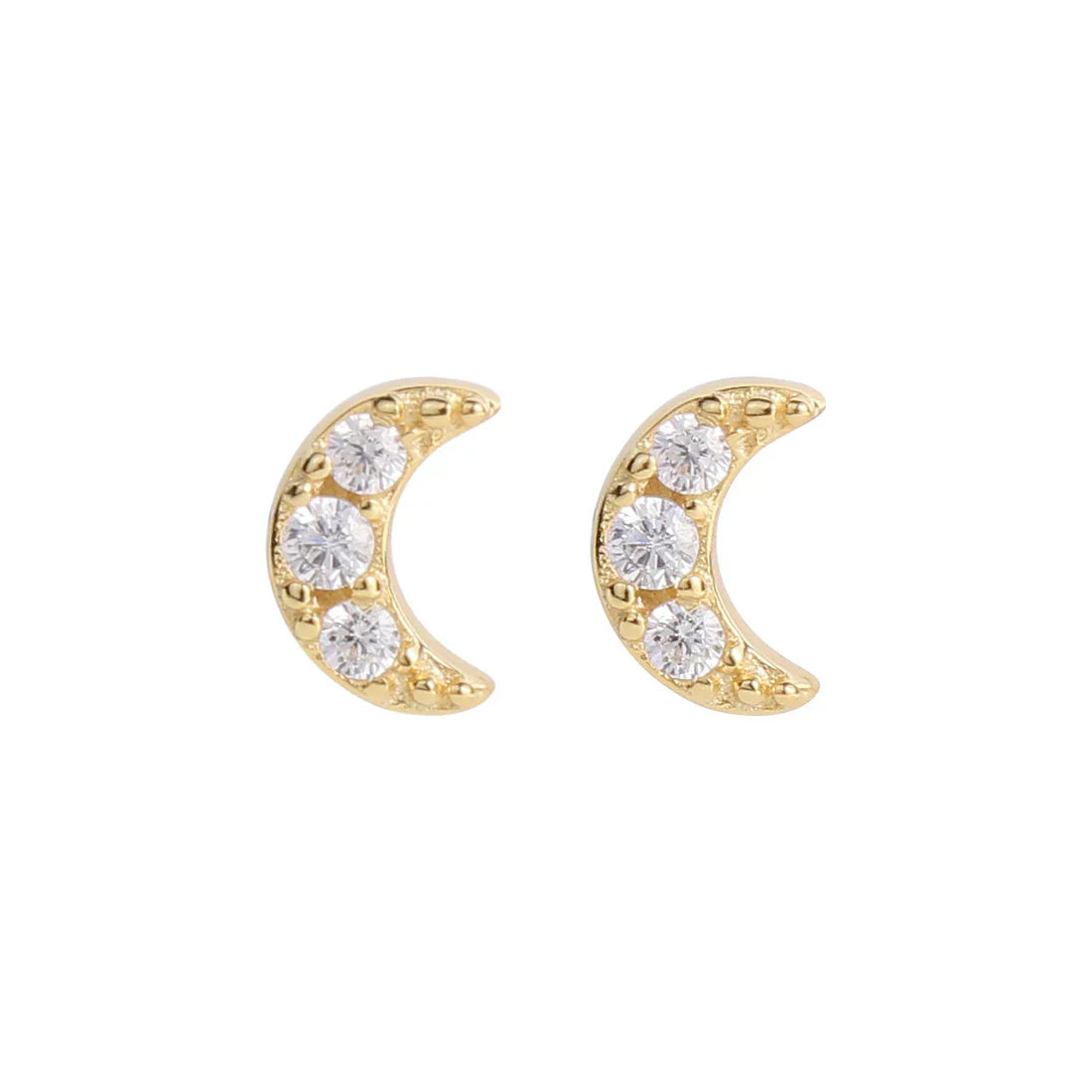 Pavlína – Delicati orecchini in oro dal look moderno.