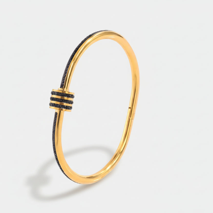Tessandra Virelli Bracelet Black | Gold