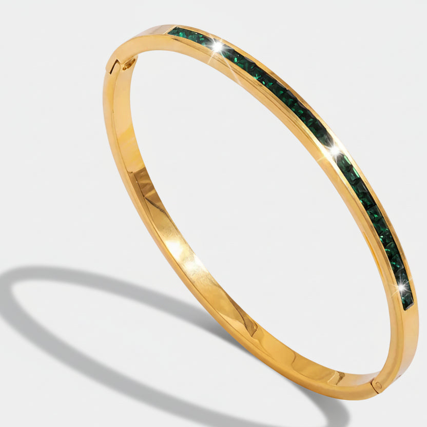 Liora Bellanotte Green Bracelet | Gold