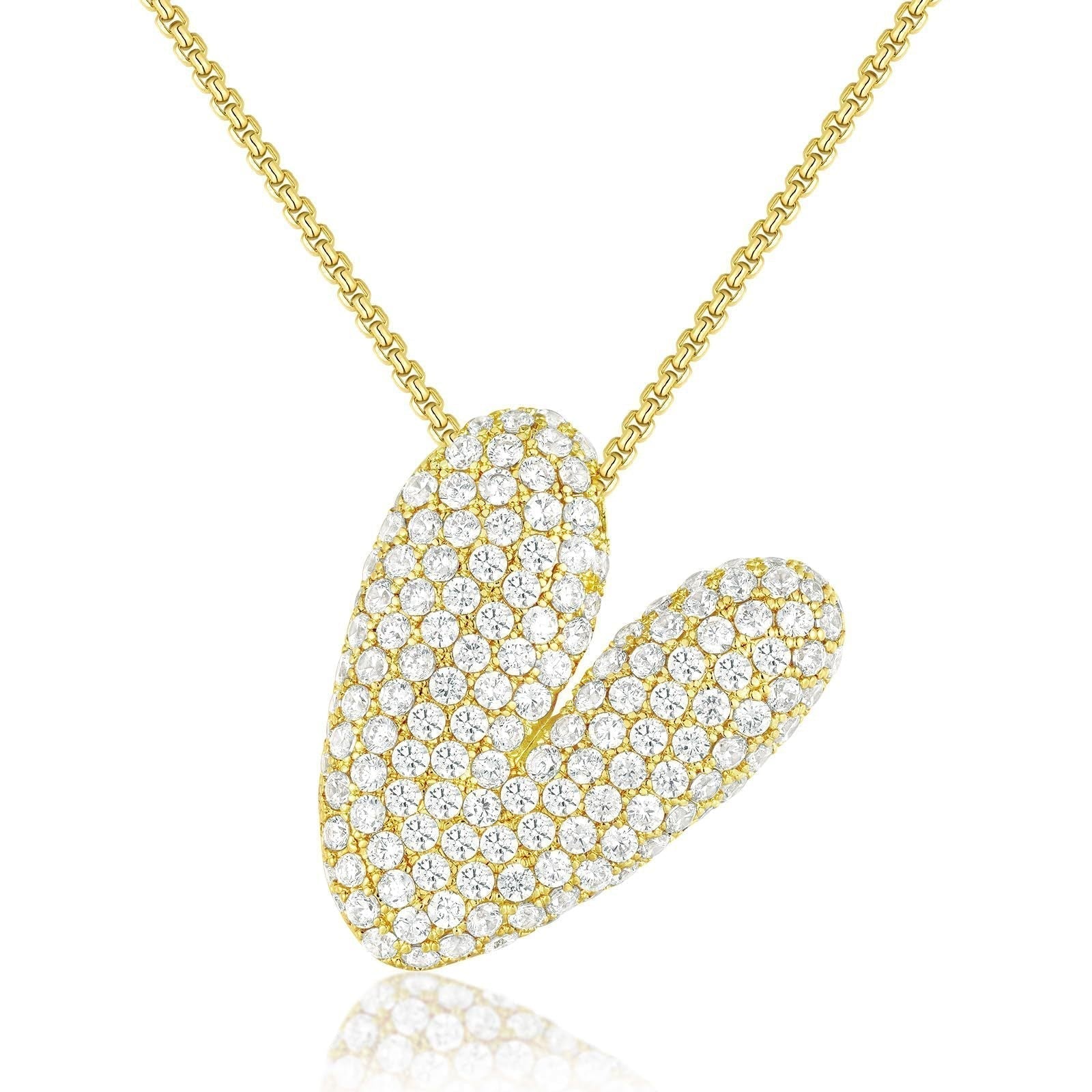 Frieda – Catena in oro con ciondolo organico