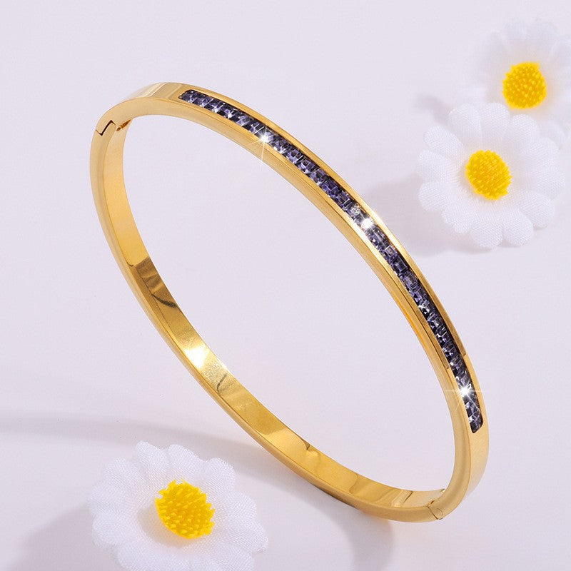 Liora Bellanotte Pink Bracelet | Gold